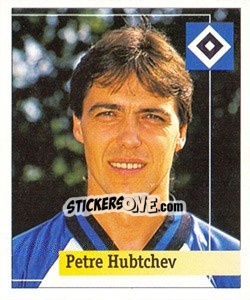 Sticker Petr Hubtchev - German Football Bundesliga 1994-1995. Final phase n. 122 - Panini