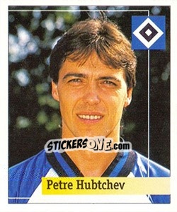 Cromo Petr Hubtchev - German Football Bundesliga 1994-1995. Final phase - Panini