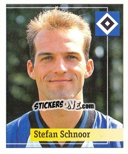 Cromo Stefan Schnoor - German Football Bundesliga 1994-1995. Final phase - Panini