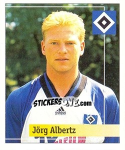 Sticker Jörg Albertz - German Football Bundesliga 1994-1995. Final phase n. 125 - Panini