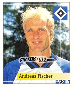 Cromo Andreas Fischer - German Football Bundesliga 1994-1995. Final phase - Panini