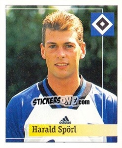 Cromo Harald Spörl - German Football Bundesliga 1994-1995. Final phase - Panini