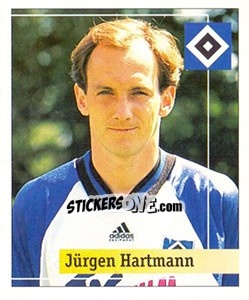 Sticker Jürgen Hartmann - German Football Bundesliga 1994-1995. Final phase - Panini