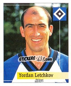Cromo Yordan Letchkov - German Football Bundesliga 1994-1995. Final phase - Panini