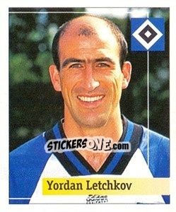 Sticker Yordan Letchkov - German Football Bundesliga 1994-1995. Final phase n. 129 - Panini