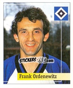Sticker Frank Ordenewitz - German Football Bundesliga 1994-1995. Final phase - Panini