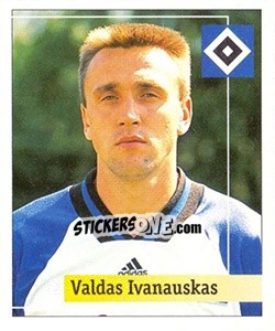 Cromo Valdas Ivanauskas - German Football Bundesliga 1994-1995. Final phase n. 132 - Panini