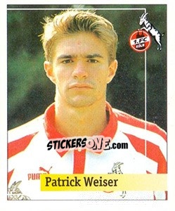 Cromo Patrick Weiser - German Football Bundesliga 1994-1995. Final phase - Panini