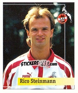 Cromo Rico Steinmann - German Football Bundesliga 1994-1995. Final phase - Panini