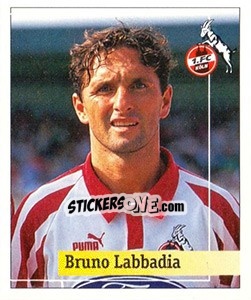Cromo Bruno Labbadia - German Football Bundesliga 1994-1995. Final phase - Panini