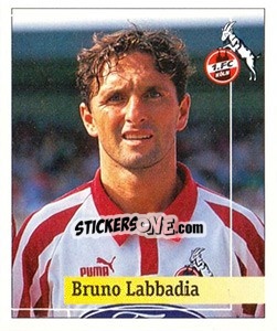 Sticker Bruno Labbadia - German Football Bundesliga 1994-1995. Final phase n. 143 - Panini