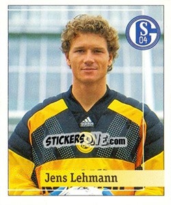 Sticker Jens Lehmann - German Football Bundesliga 1994-1995. Final phase - Panini
