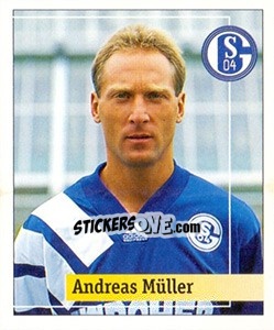 Sticker Andreas Müller - German Football Bundesliga 1994-1995. Final phase - Panini