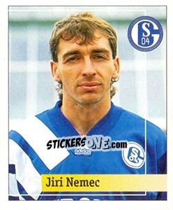 Sticker Jiri Nemec - German Football Bundesliga 1994-1995. Final phase n. 154 - Panini