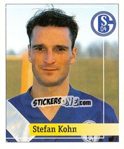Cromo Stefan Kohn - German Football Bundesliga 1994-1995. Final phase - Panini