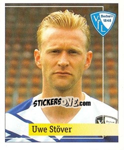 Cromo Uwe Stöver - German Football Bundesliga 1994-1995. Final phase - Panini