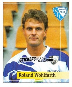 Sticker Roland Wohlfarth - German Football Bundesliga 1994-1995. Final phase n. 167 - Panini