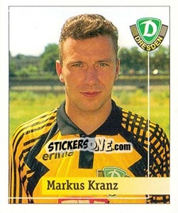 Cromo Markus Kranz - German Football Bundesliga 1994-1995. Final phase - Panini