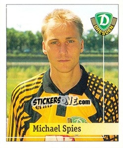 Cromo Michael Spies - German Football Bundesliga 1994-1995. Final phase - Panini