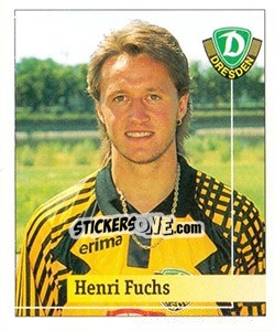 Sticker Henri Fuchs - German Football Bundesliga 1994-1995. Final phase - Panini