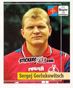 Figurina Sergej Gorlukowitsch - German Football Bundesliga 1994-1995. Final phase n. 182 - Panini