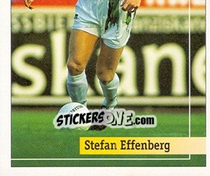 Sticker Stefan Effenberg - German Football Bundesliga 1994-1995. Final phase - Panini