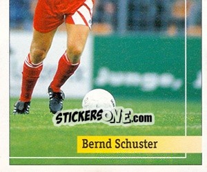 Sticker Bernd Schuster - German Football Bundesliga 1994-1995. Final phase n. 224 - Panini