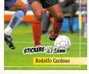 Sticker Rodolfo Cardoso - German Football Bundesliga 1994-1995. Final phase - Panini