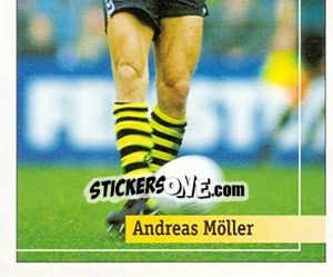 Sticker Andreas Möller - German Football Bundesliga 1994-1995. Final phase - Panini