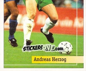 Sticker Andreas Herzog - German Football Bundesliga 1994-1995. Final phase n. 230 - Panini