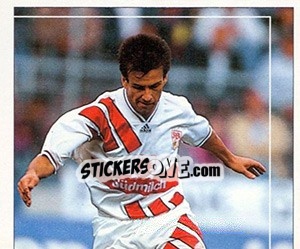 Cromo Carlos Dunga - German Football Bundesliga 1994-1995. Final phase - Panini