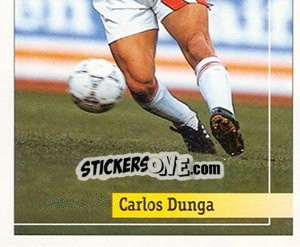 Cromo Carlos Dunga - German Football Bundesliga 1994-1995. Final phase - Panini