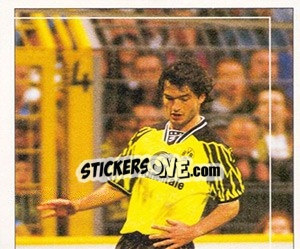Cromo Stephane Chapuisat - German Football Bundesliga 1994-1995. Final phase - Panini