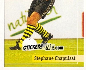 Sticker Stephane Chapuisat - German Football Bundesliga 1994-1995. Final phase n. 236 - Panini