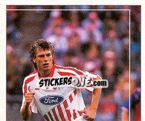 Sticker Toni Polster - German Football Bundesliga 1994-1995. Final phase - Panini