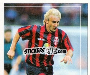 Sticker Rudi Völler - German Football Bundesliga 1994-1995. Final phase - Panini