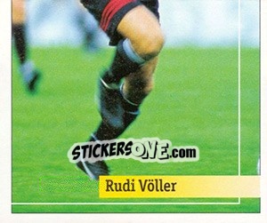 Sticker Rudi Völler - German Football Bundesliga 1994-1995. Final phase n. 240 - Panini