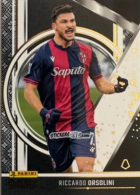 Sticker Riccardo Orsolini - Serie A Player of The Match 2024-2025
 n. 14 - Panini