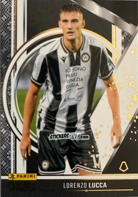 Sticker Lorenzo Lucca - Serie A Player of The Match 2024-2025
 n. 96 - Panini