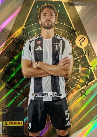 Sticker Manuel Locatelli - Serie A Player of The Match 2024-2025
 n. 121 - Panini