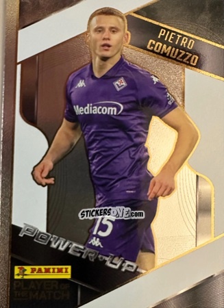 Sticker Pietro Comuzzo - Serie A Player of The Match 2024-2025
 n. 166 - Panini