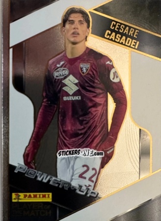 Sticker Cesare Casadei - Serie A Player of The Match 2024-2025
 n. 178 - Panini