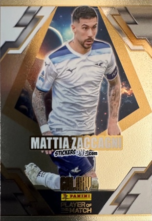 Sticker Mattia Zaccagni - Serie A Player of The Match 2024-2025
 n. 186 - Panini