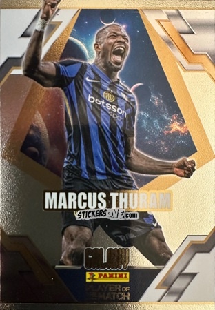 Sticker Marcus Thuram - Serie A Player of The Match 2024-2025
 n. 183 - Panini