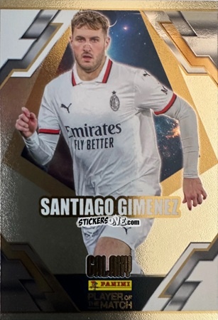 Sticker Santiago Gimenez - Serie A Player of The Match 2024-2025
 n. 187 - Panini