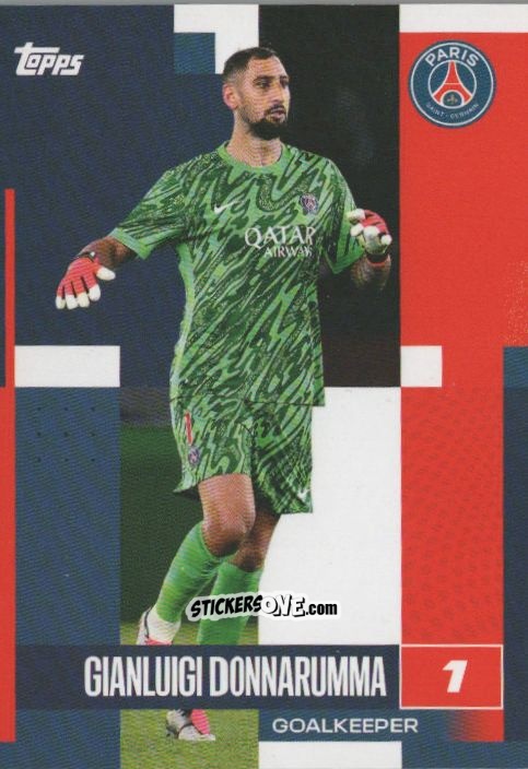 Cromo Gianluigi Donnarumma - Paris Saint-Germain 2024-2025 Team Set
 n. 1 - Topps