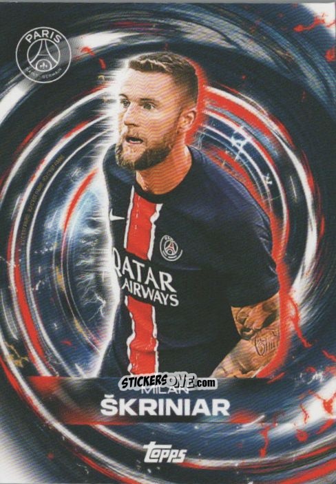 Cromo Milan Škriniar - Paris Saint-Germain 2024-2025 Team Set
 n. 38 - Topps