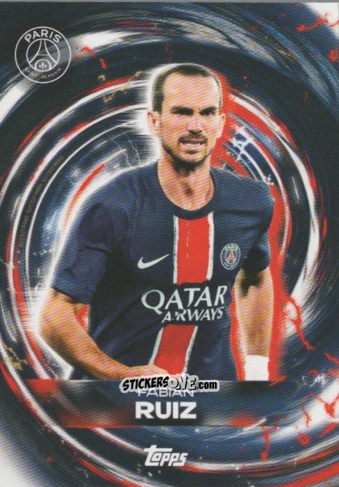 Cromo Fabián Ruiz - Paris Saint-Germain 2024-2025 Team Set
 n. 43 - Topps