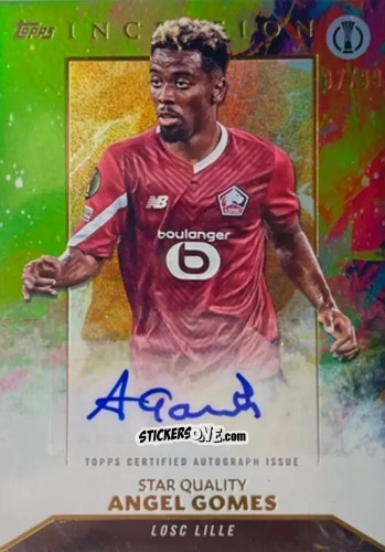 Cromo Angel Gomes