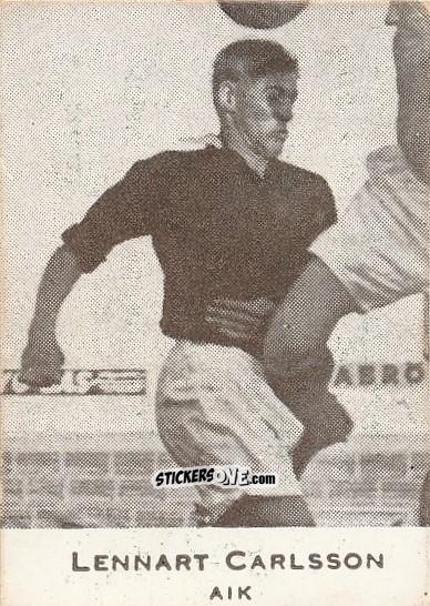 Cromo Lennart Carlsson - Allsvenskan 1950-1951 n. 3 - Alifabolaget

